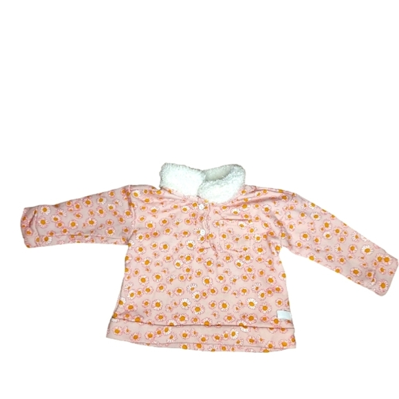 7 For All Mankind Baby Girl Sunflower Sweater Size 18 M - Picture 1 of 8
